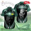 Callaway x Canada Flag Premium Mix Red White Scene Golf Style Hawaiian Shirt and Short