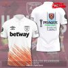 West Ham United Prague Final 2023 Winners White 3D Apparels Polo Shirt