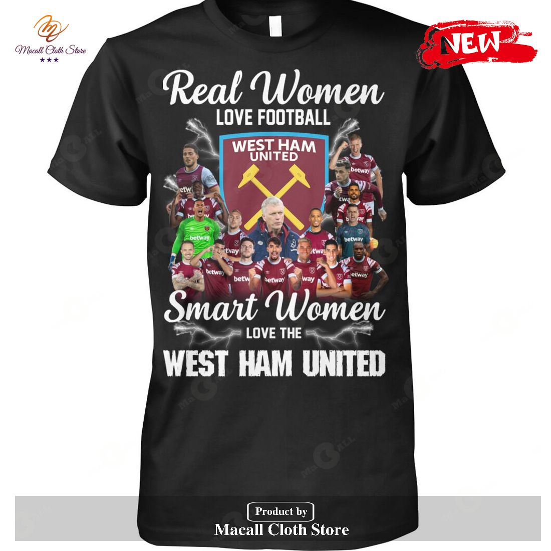 Real Women Love Football West Ham United Smart Women Love The West Ham United-Unisex T-Shirt Real Women Love Football West Ham United Smart Women Love The West Ham United-Unisex T-Shirt