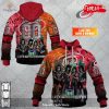 Personalized NHL Chicago Blackhawks x Kiss Band V1 Design Hoodie Sweatshirt 3D