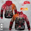 Personalized NHL Edmonton Oilers x Kiss Band V1 Design Hoodie Sweatshirt 3D