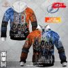 Personalized NHL St. Louis Blues x Kiss Band V1 Design Hoodie Sweatshirt 3D