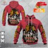 Personalized NHL Carolina Hurricanes x Kiss Band V2 Design Hoodie Sweatshirt 3D