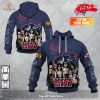 Personalized NHL Colorado Avalanche x Kiss Band V2 Design Hoodie Sweatshirt 3D