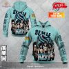 Personalized NHL San Jose Sharks x Kiss Band V2 Design Hoodie Sweatshirt 3D