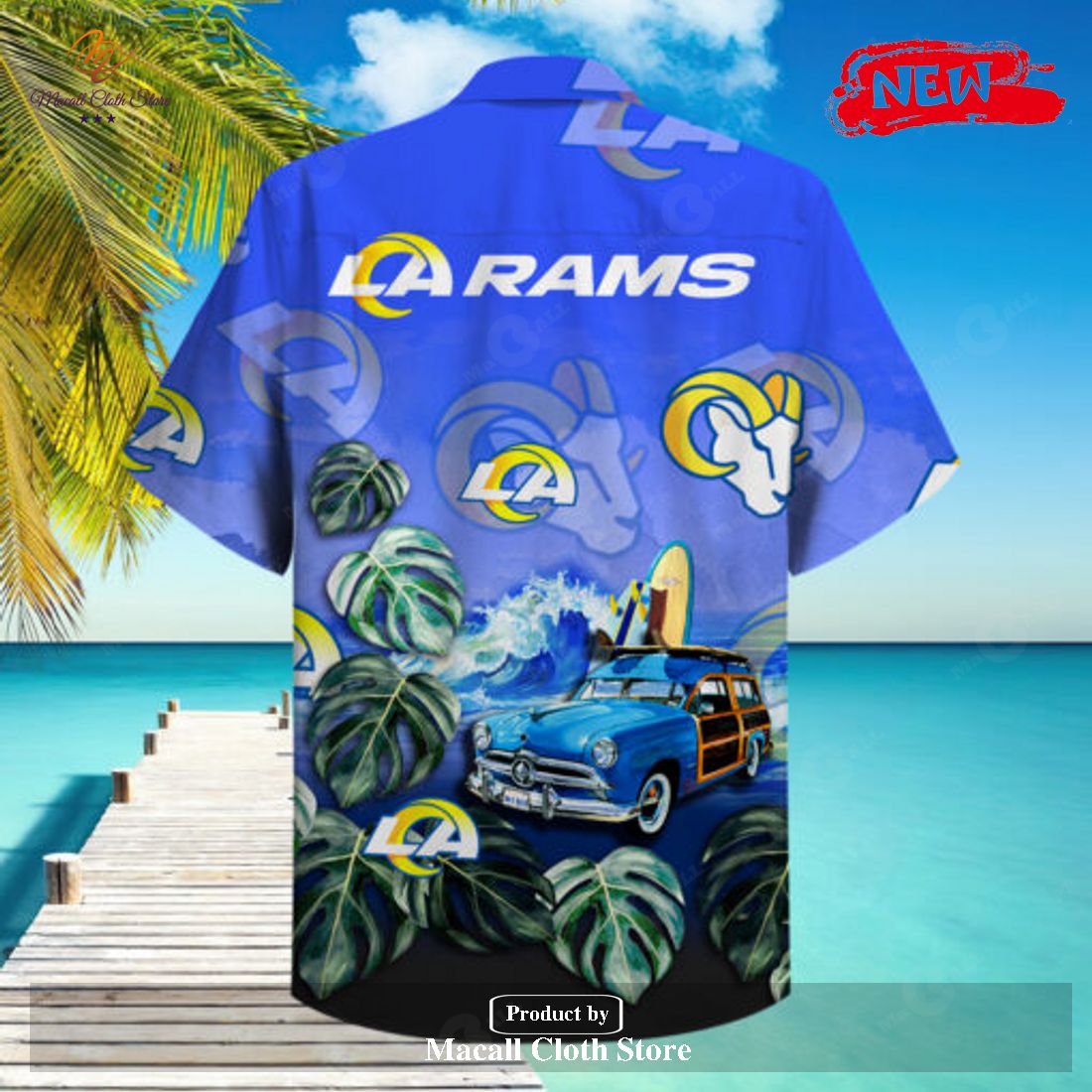 Los Angeles Rams Super Bowl Lvi Champions Hawaiian Shirt - Banantees