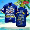 Premium La Rams NFL Super Bowl Champions Blue Hawaiian Shirt