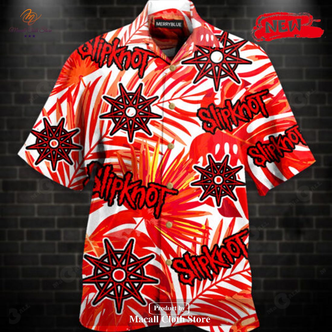Slipknot Fan Nonagram Special Style Hawaiian Shirt Slipknot Fan Nonagram Special Style Hawaiian Shirt
