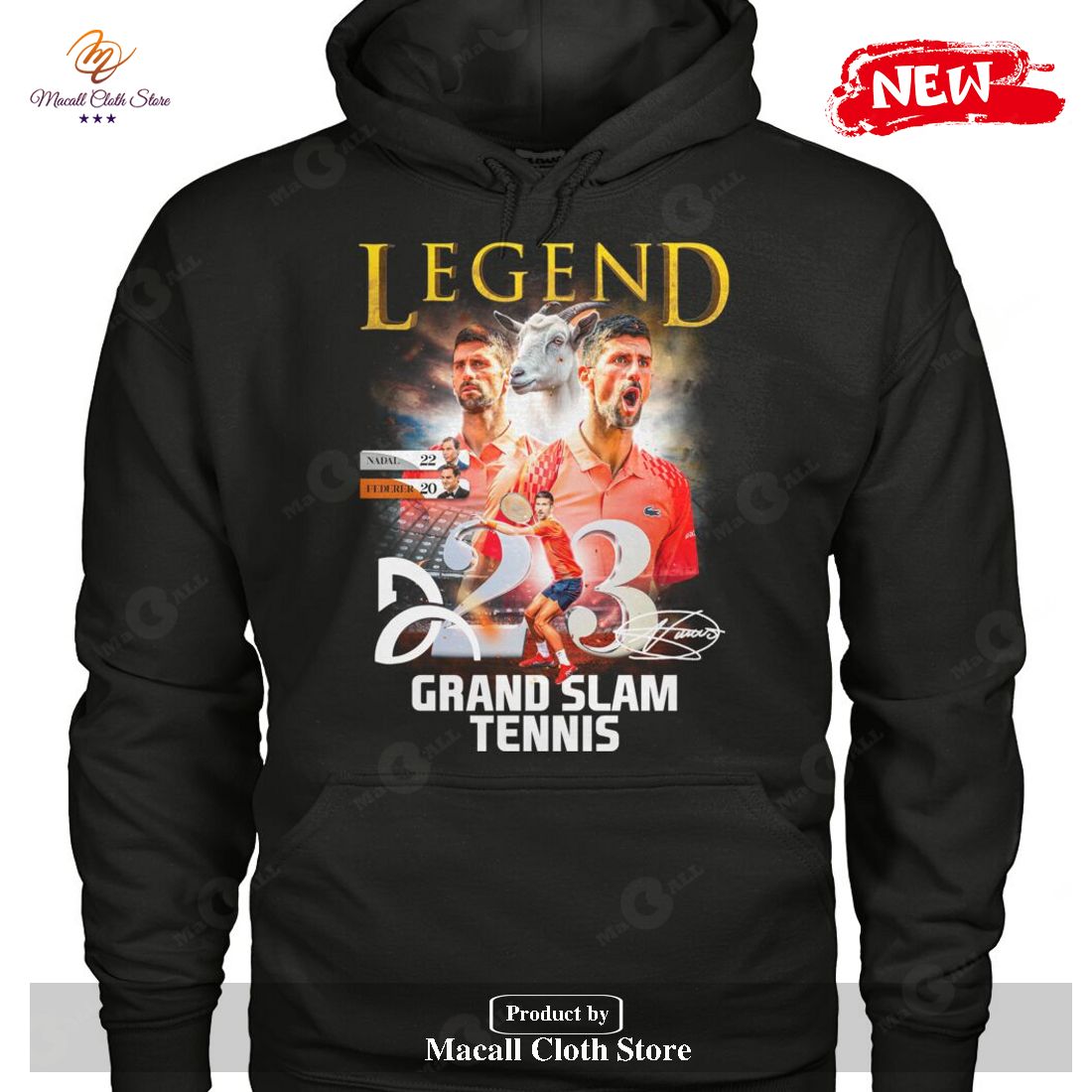 Grand Slam Tennis Legend 2023 Signatures-Unisex T-Shirt Grand Slam Tennis Legend 2023 Signatures-Unisex T-Shirt
