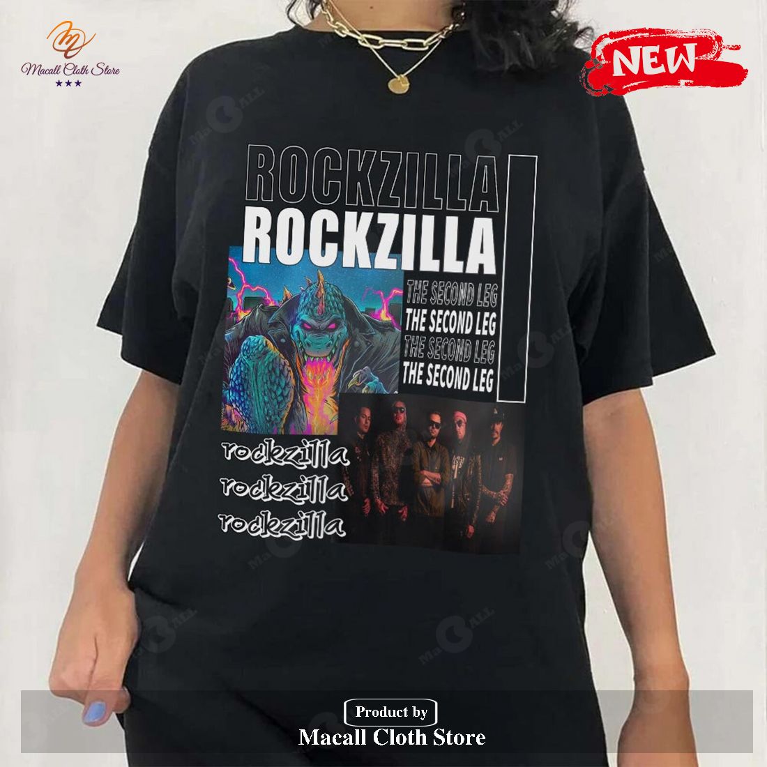 Rockzilla North American Tour-Unisex T-Shirt Rockzilla North American Tour-Unisex T-Shirt