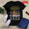 Star Wars 46th Anniversary 1977-2023 Thank You For The Memories Signature-Unisex T-Shirt