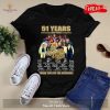 Tina Turner 66 Years 1957-2023 Thank You For The Memories Signature-Unisex T-Shirt
