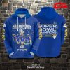 Premium La Rams NFL LVI Super Bowl Champions Blue Hoodie Sweatshirt 3D
