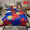 Versace Black And Pink Brand Bedding Set King Size
