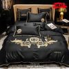 Versace Red Background Most Comfortable Brand Bedding Set