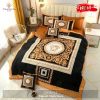 Versace Royal Golden Logo Most Comfortable Brand Bedding Set