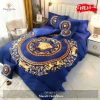 Versace Royal Golden Squares Brand Bedding Set King Size