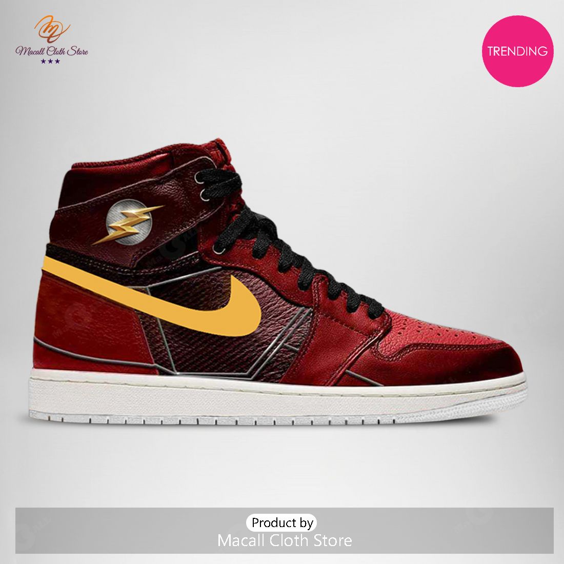 [TRENDING EDITION] 2023 DC Justice League Flash Air Jordan High Top Sneaker