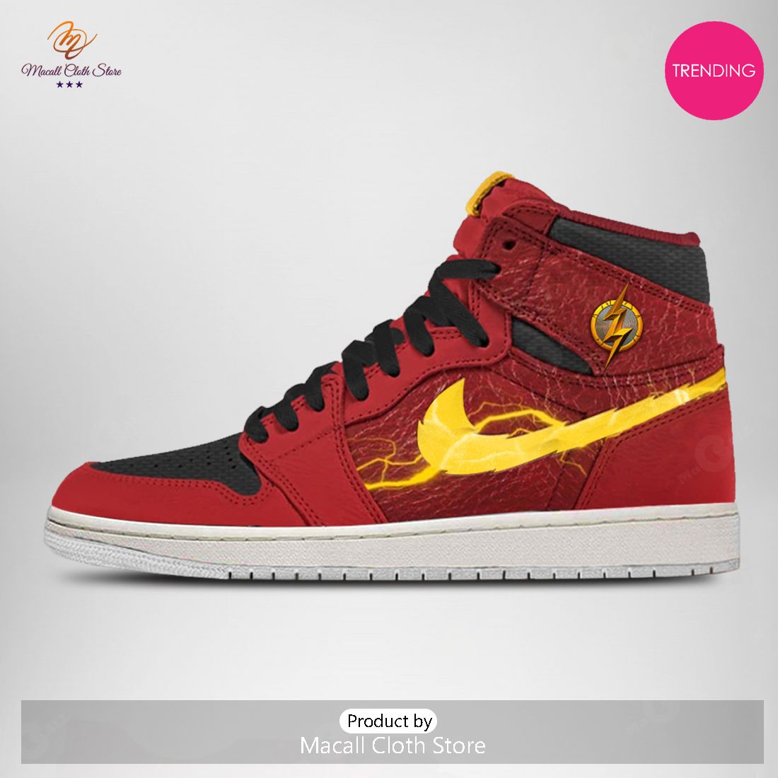 [TRENDING EDITION] 2023 DC Justice League The Flash Air Jordan High Top Sneaker