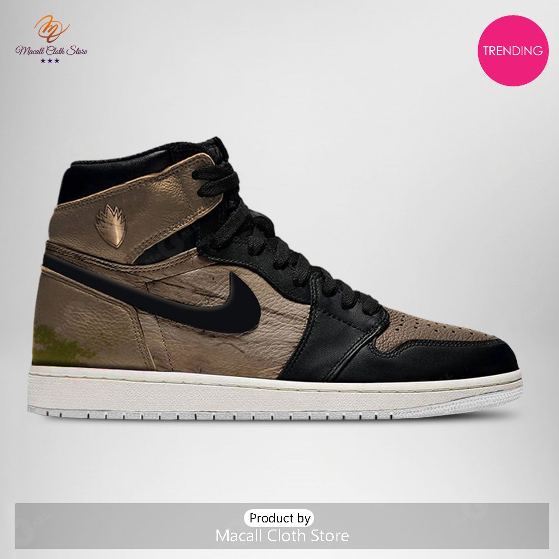 [TRENDING EDITION] 2023 GOTG Marvel Groot Air Jordan High Top Sneaker