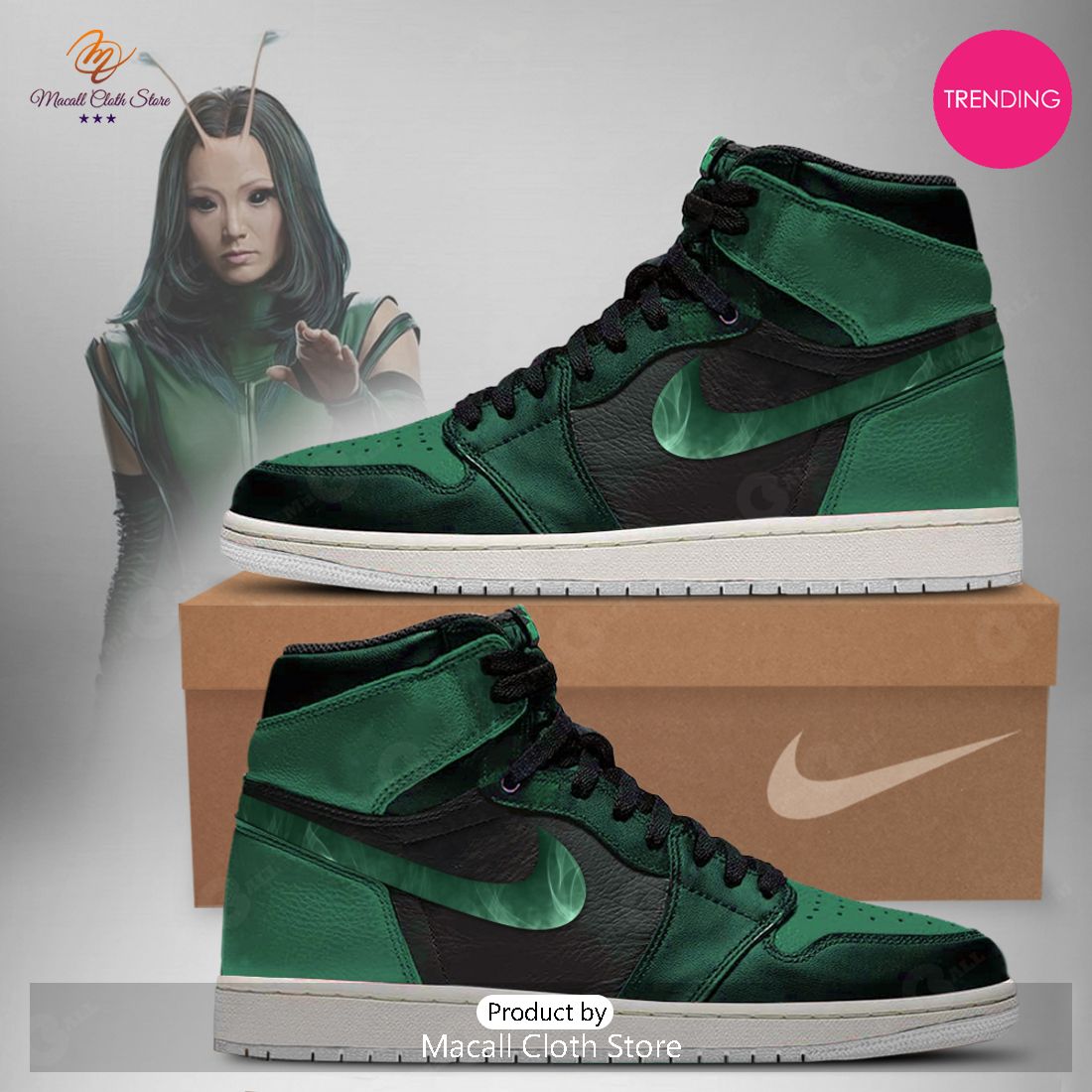 [TRENDING EDITION] 2023 GOTG Marvel Mantis Air Jordan High Top Sneaker