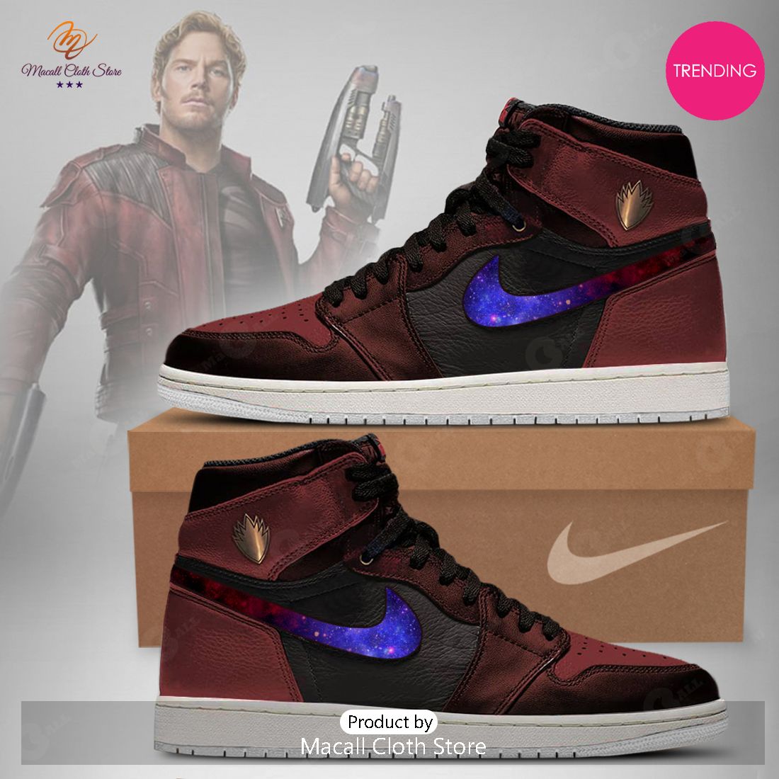 [trending Edition] 2023 Gotg Marvel Star Lord Air Jordan High Top 