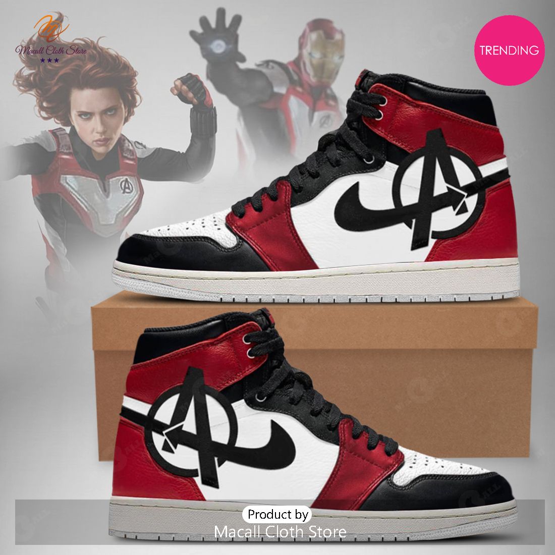 [TRENDING EDITION] 2023 Marvel Avengers Air Jordan High Top Sneaker