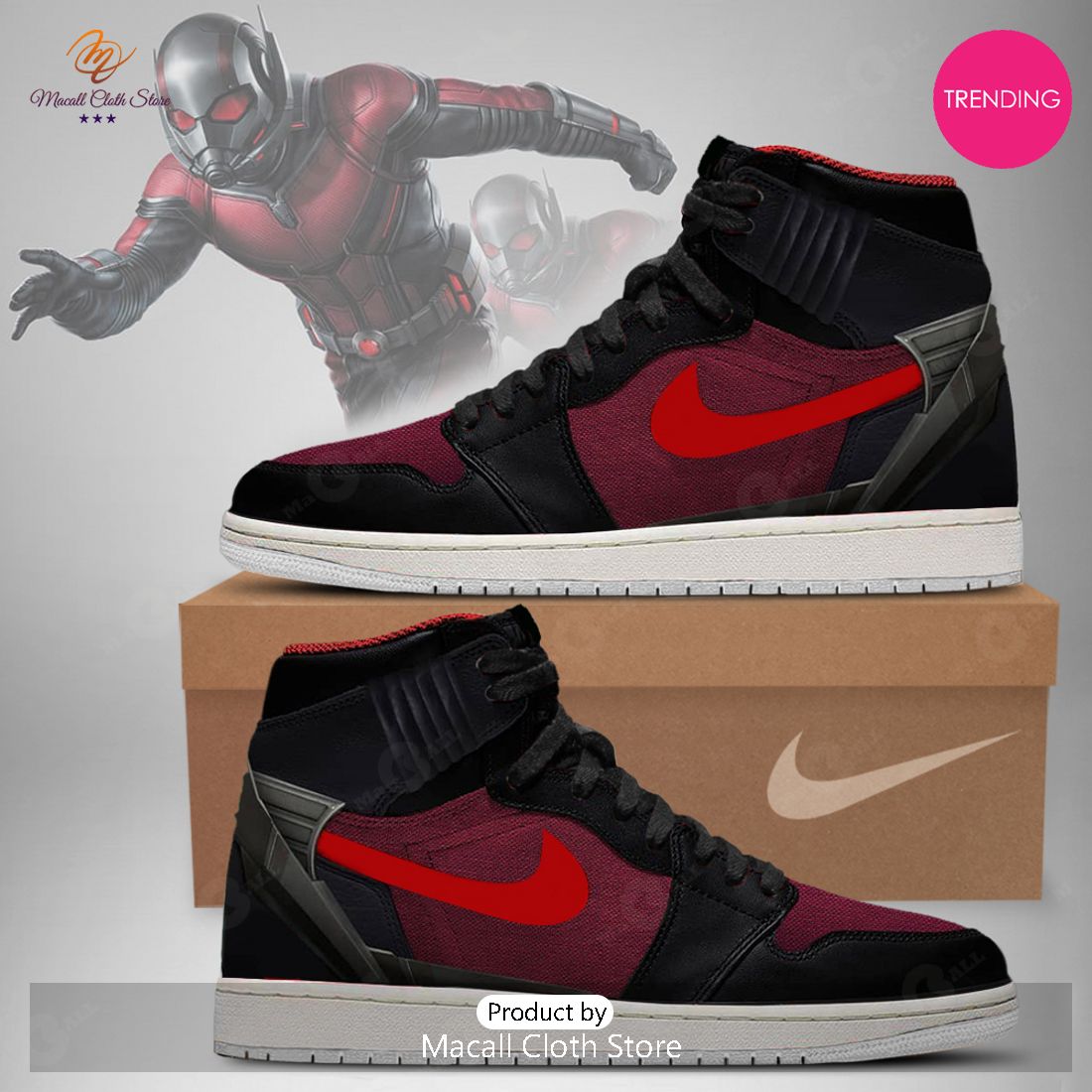 [TRENDING EDITION] 2023 Marvel Avengers Antman Air Jordan High Top Sneaker