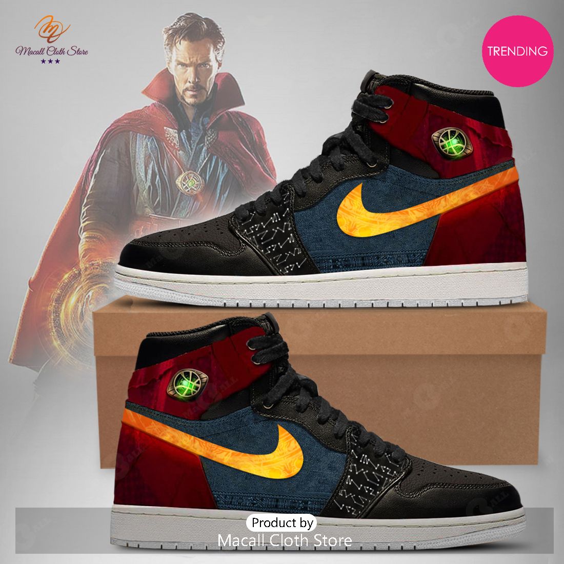 [TRENDING EDITION] 2023 Marvel Avengers Doctor Strange Air Jordan High Top Sneaker