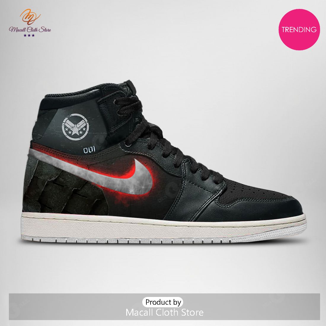 [TRENDING EDITION] 2023 Marvel Avengers War Machine Air Jordan High Top Sneaker