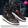 [TRENDING EDITION] Marvel Nick Fury Grey Air Jordan High Top Sneaker
