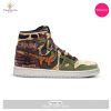 [TRENDING EDITION] Michelangelo Teenage Mutant Ninja Turtles Premium Air Jordan High Top Sneaker