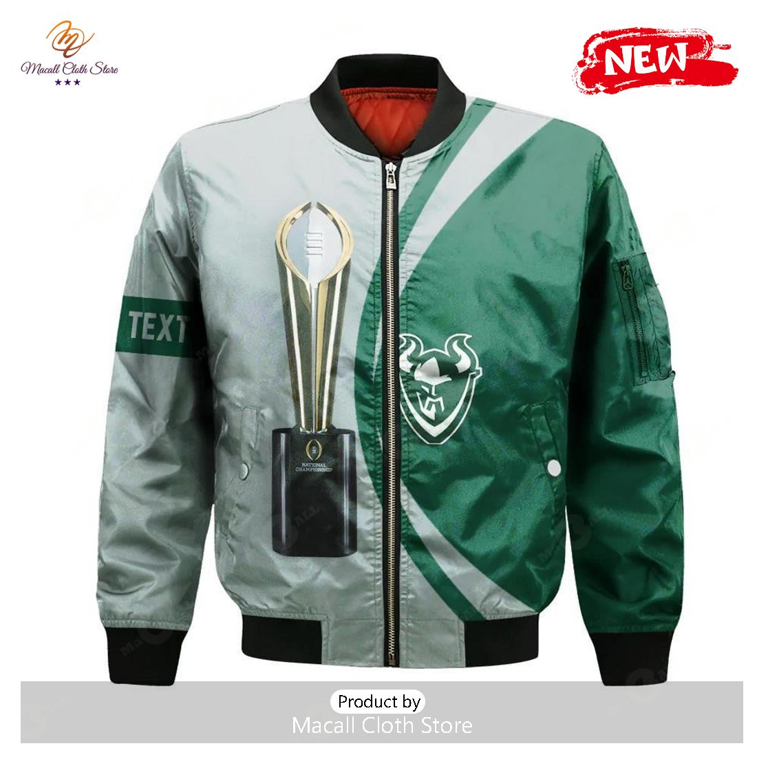 Portland State Vikings Bomber Jacket 3D Printed 2022 National Champions Legendary