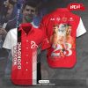 Novak Djokovic 23 Champions Premium Grand Slam Signatures White Hawaiian Shirt
