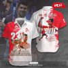 Novak Djokovic Champions 23 Grand Slam Signatures Premium White Hawaiian Shirt