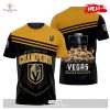 Personalized Name Vegas Golden Knights NHL Stanley Cup Champions 2023 T-Shirt 3D