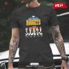 Denver Nuggets Donald Duck Dunking Cartoon T-Shirt
