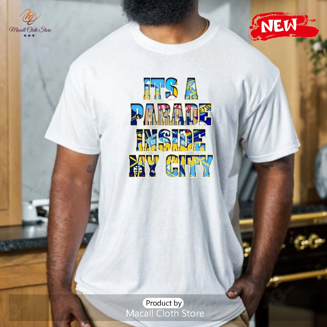 Denver Nuggets Its A Parade Inside My City 2023 NBA Champions T-Shirt Denver Nuggets Its A Parade Inside My City 2023 NBA Champions T-Shirt