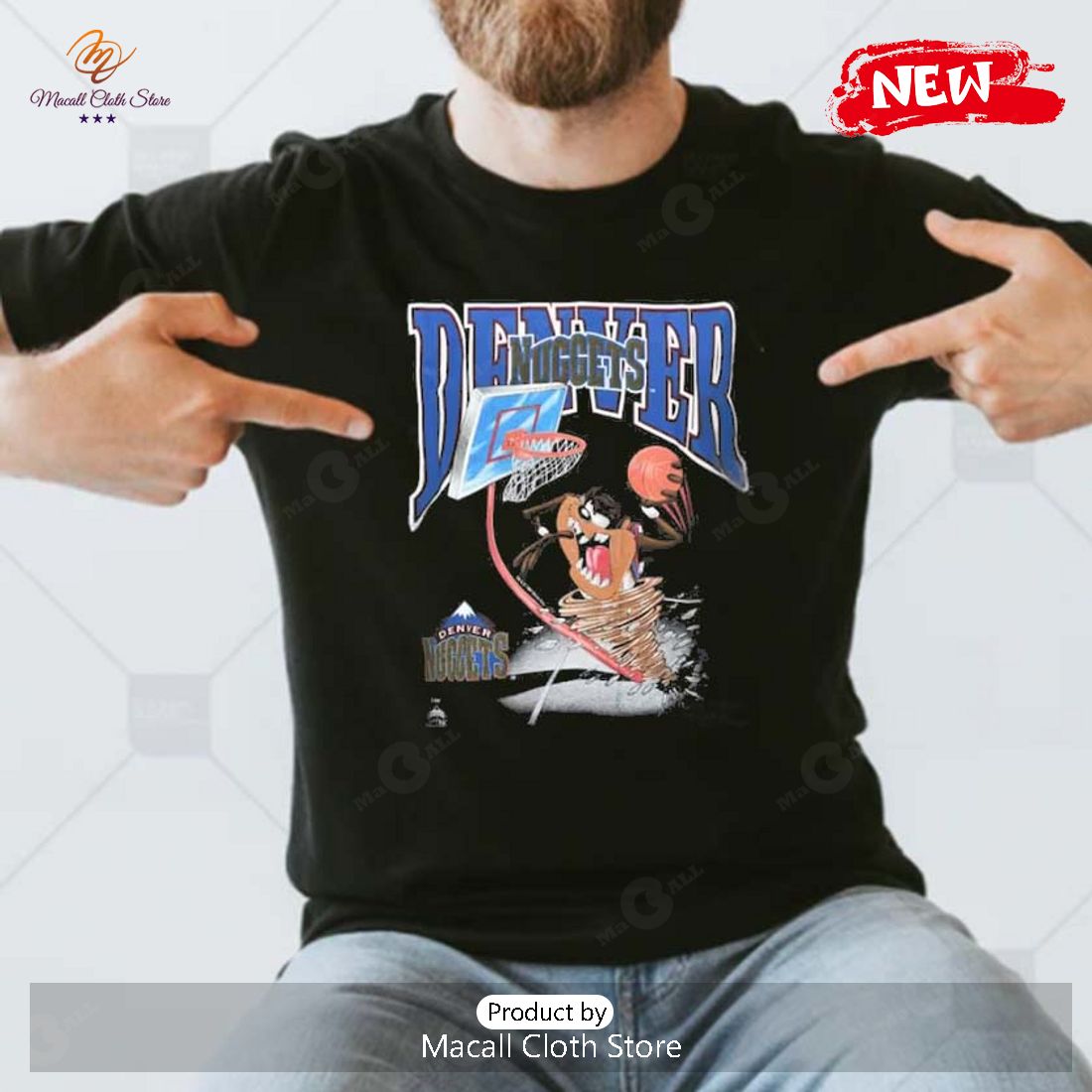 Denver Nuggets Looney Tunes Vintage T-Shirt Denver Nuggets Looney Tunes Vintage T-Shirt
