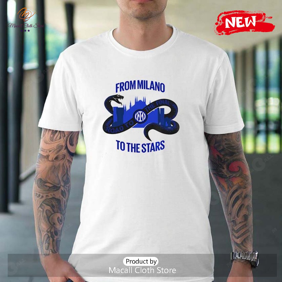 Inter Milan From Milano To The Stars Road To Ucl Final 2023 Unisex T-Shirt Inter Milan From Milano To The Stars Road To Ucl Final 2023 Unisex T-Shirt