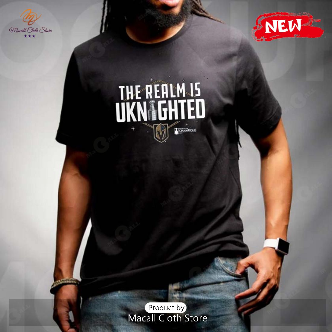 The Realm Is Uknighted Vegas Golden Knights Stanley Cup Champions T-Shirt The Realm Is Uknighted Vegas Golden Knights Stanley Cup Champions T-Shirt