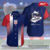United States Men’s National Soccer Back 2 Back White Hawaiian Shirt