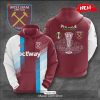 West Ham United Prague Final 2023 Winners Premium Black Hoodie Sweatshirt 3D