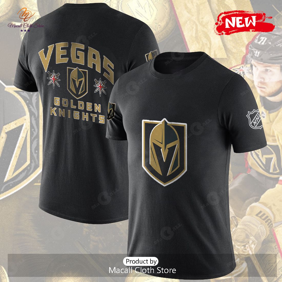 NHL Vegas Golden Knights Premium Champions 2023 Black Hoodie Sweatshirt 3D NHL Vegas Golden Knights Premium Champions 2023 Black Hoodie Sweatshirt 3D