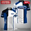 Personalized Name Ford Branch Mix Black Navy Premium 3D Apparels Polo Shirt