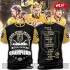 Premium Vegas Golden Knights Champions NHL 2023 Gold Classic T-Shirt 3D