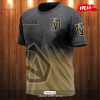 Vegas Golden Knights NHL Premium Black White Classic T-Shirt 3D