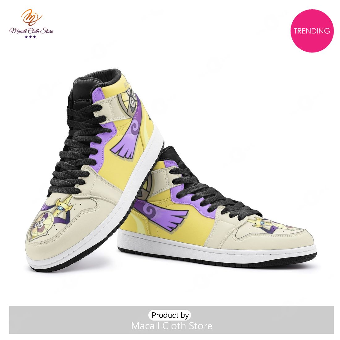 [TRENDING EDITION] Aegislash Pokemon Yellow Air Jordan High Top Sneaker