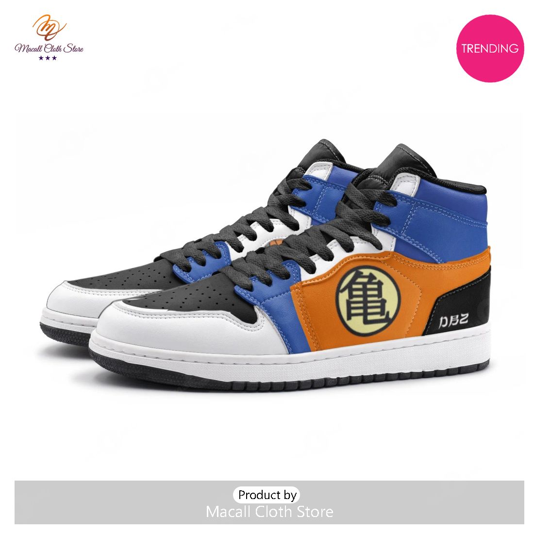 [TRENDING EDITION] Anime – Dragon Ball Goku Blue Orange Air Jordan High Top Sneaker