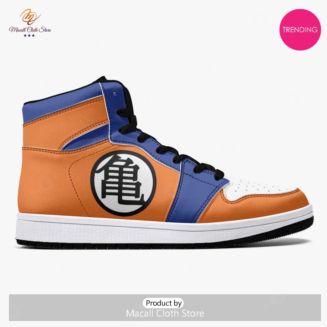 [TRENDING EDITION] Anime – Dragon Ball Goku Orange Air Jordan High Top Sneaker